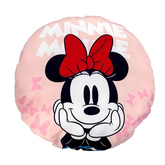 NEW Mickey Mouse Minnie Pillow 15.7” x 15.7” Decorative Cushion Disney Bedding - Picture 1 of 3